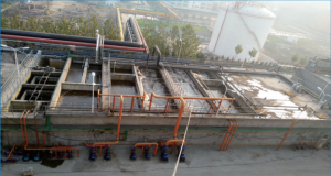 煤化工廢水2000m3d，采用AO+MBR膜出水水質(zhì)達(dá)到一級A排放標(biāo)準(zhǔn)